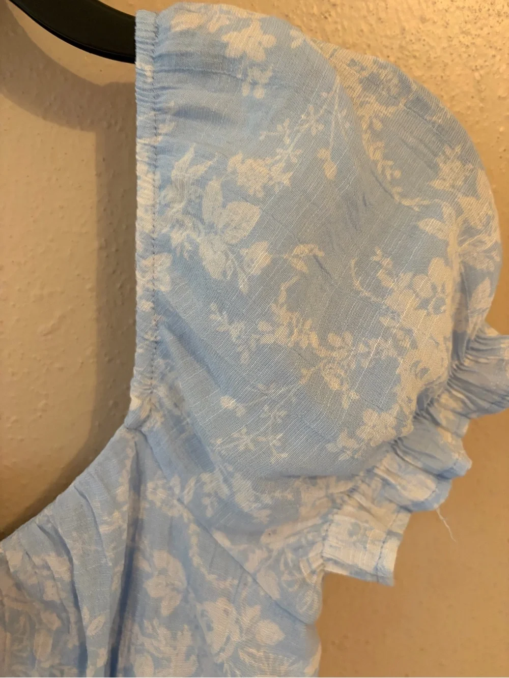 🤍Altar'd State Blue Puff-Sleeve Mini Dress - Picture 10 of 12